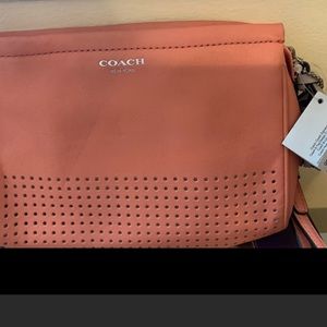 Brand New Coach Wristlet With Tassel